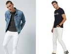 A white pair of jeans goes well with all kinds of top wear and colours.&nbsp;