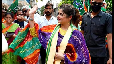 Srabanti Chatterjee unsuccessfully contested the 2021 assembly polls on a BJP ticket before quitting the party. (ANI/File) Srabanti Chatterjee unsuccessfully contested the 2021 assembly polls on a BJP ticket before quitting the party. (ANI/File)