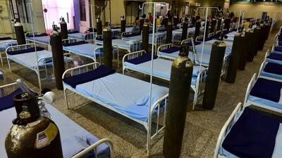 Mumbai civic body BMC is dismantling four jumbo Covid-19 centres set up to tackle the rising cases of Covid-19 in Mumbai (Anshuman Poyrekar/HT File Photo) Mumbai civic body BMC is dismantling four jumbo Covid-19 centres set up to tackle the rising cases of Covid-19 in Mumbai (Anshuman Poyrekar/HT File Photo)