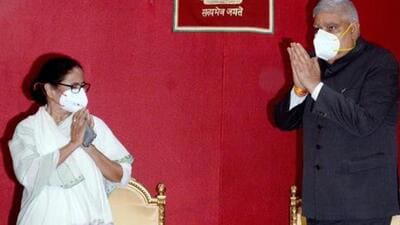 West Bengal governor Jagdeep Dhankhar on Wednesday targeted chief minister Mamata Banerjee over the ruckus at the state assembly on March 7. (File/ANI)