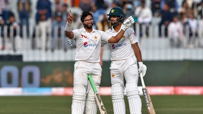 Pakistan batted for nearly two full days, ending their innings on 476/4. (AP) Pakistan batted for nearly two full days, ending their innings on 476/4. (AP)