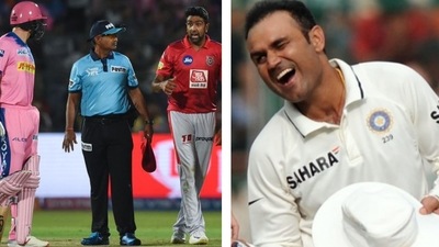 Virender Sehwag's hilarious message for R Ashwin and Jos Buttler after MCC makes ‘Mankding’ legal: ‘Full freedom. Be sure to do one' Virender Sehwag's hilarious message for R Ashwin and Jos Buttler after MCC makes ‘Mankding’ legal: ‘Full freedom. Be sure to do one'