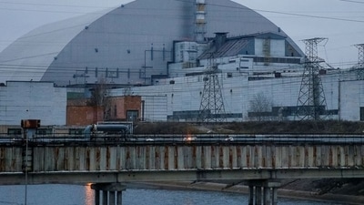 Ukrainian foreign minister Dmytro Kuleba called for a ceasefire so that Chernobyl nuclear plant's electricity line can be fixed.&nbsp; (REUTERS)