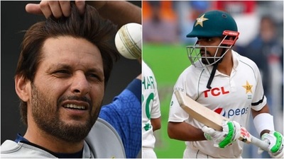 Shahid Afridi; Babar Azam (Getty/AP) Shahid Afridi; Babar Azam (Getty/AP)