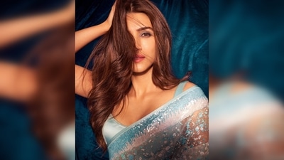 The saree is hand-painted by their skilled in house artists and it took three months to complete. (Instagram/@sukritigrover) The saree is hand-painted by their skilled in house artists and it took three months to complete. (Instagram/@sukritigrover)