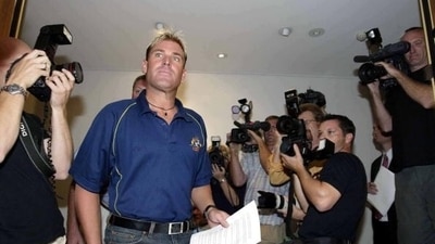 Warne's career was not devoid of controversies. His ODI career came to an abrupt end when he was banned a day before the start of the 2003 World Cup because of a failed drug test. (Getty Images) Warne's career was not devoid of controversies. His ODI career came to an abrupt end when he was banned a day before the start of the 2003 World Cup because of a failed drug test. (Getty Images)