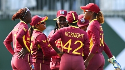 West Indies players in action against England. (Twitter/ICC) West Indies players in action against England. (Twitter/ICC)