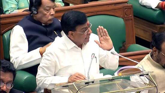Madhya Pradesh finance minister Jagdish Devda, presenting the state budget on Wednesday, said no new taxes will be imposed for the financial year 2022-23. (ANI)
