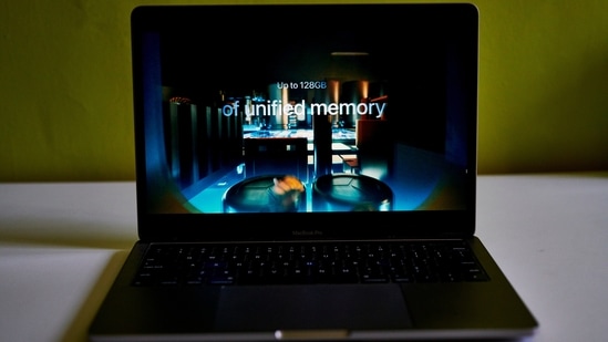 The Apple Mac Studio desktop computer features the M1 Ultra chip and is aimed at app developers, photo editors and video creators.(Bloomberg)