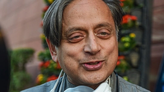 PM Modi, Union home minister Amit Shah wished Congress leader Shashi Tharoor on his birthday.(PTI)