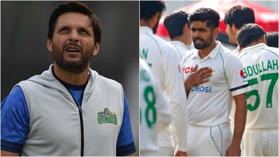 Shahid Afridi; Babar Azam (Getty/AP)