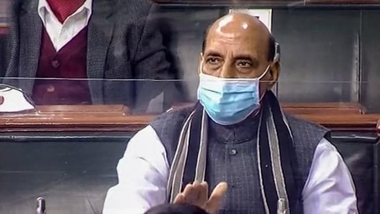 Union defence minister Rajnath Singh.(PTI file photo)