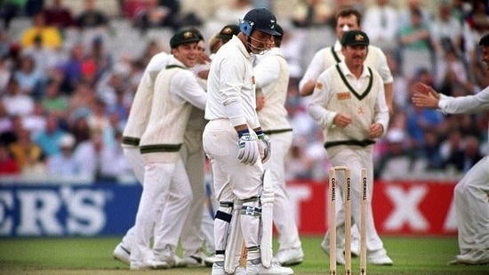 But Warne built his reputation and numbers over the years, iconically bamboozling England's Mike Gatting with what was his first ever delivery in an Ashes Test match.&nbsp;(Getty Images)