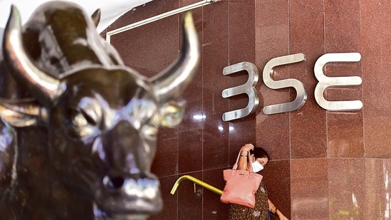 Sensex climbs a massive 1,223 points to end day at 54,647; Nifty soars over 330 points.(MINT_PRINT)