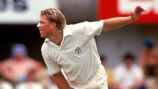 Warne made his international debut in January 1996 in a Test match against India. It was not the best of starts, as Warne recorded figures of 1/150 with Ravi Shastri being his first Test wicket.&nbsp;(Getty Images)