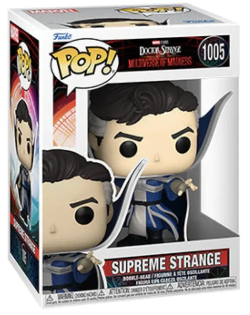 Named the Supreme Strange, the Funko pop toy was seen by fans.