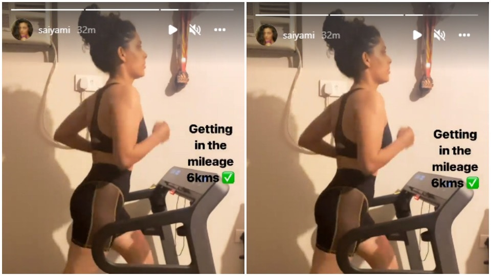 Instagram story of Saiyami Kher. (Instagram/@saiyami)