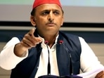 Samajwadi Party (SP) chief Akhilesh Yadav addresses a joint press conference over the EVM security issue at the party office, in Lucknow on Tuesday. (ANI)&nbsp;