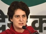 Congress leader Priyanka Gandhi Vadra on Monday targeted those who questioned her family on the issue of terrorism (HT file)