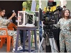 Aishwaryaa Rajinikanth has returned to sets. Aishwaryaa Rajinikanth has returned to sets.