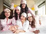 Shama Sikander with her friends at her bachelorette. Shama Sikander with her friends at her bachelorette.