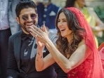 A photo from Farhan Akhtar and Shibani Dandekar's Khandala wedding.
