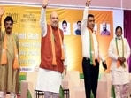 Goa CM Pramod Sawant, Union Minister Amit Shah and others at an event (File Photo/ANI) Goa CM Pramod Sawant, Union Minister Amit Shah and others at an event (File Photo/ANI)