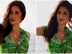 Katrina Kaif is a beach babe as she poses in printed crop top and thigh-slit skirt: Check out new pics