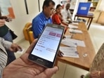 All exit polls have predicted a comeback for the BJP.&nbsp;(Sanjeev Verma/HT PHOTO)
