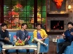 KK, Shaan and Palash Sen with Kapil Sharma on The Kapil Sharma Show.