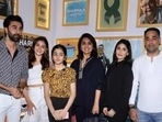 The Kapoor family recently attended the screening of Rishi Kapoor's last film Sharmaji Namkeen. The Kapoor family recently attended the screening of Rishi Kapoor's last film Sharmaji Namkeen.
