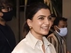 Samantha Ruth Prabhu spotted at Mumbai airport. Samantha Ruth Prabhu spotted at Mumbai airport. 