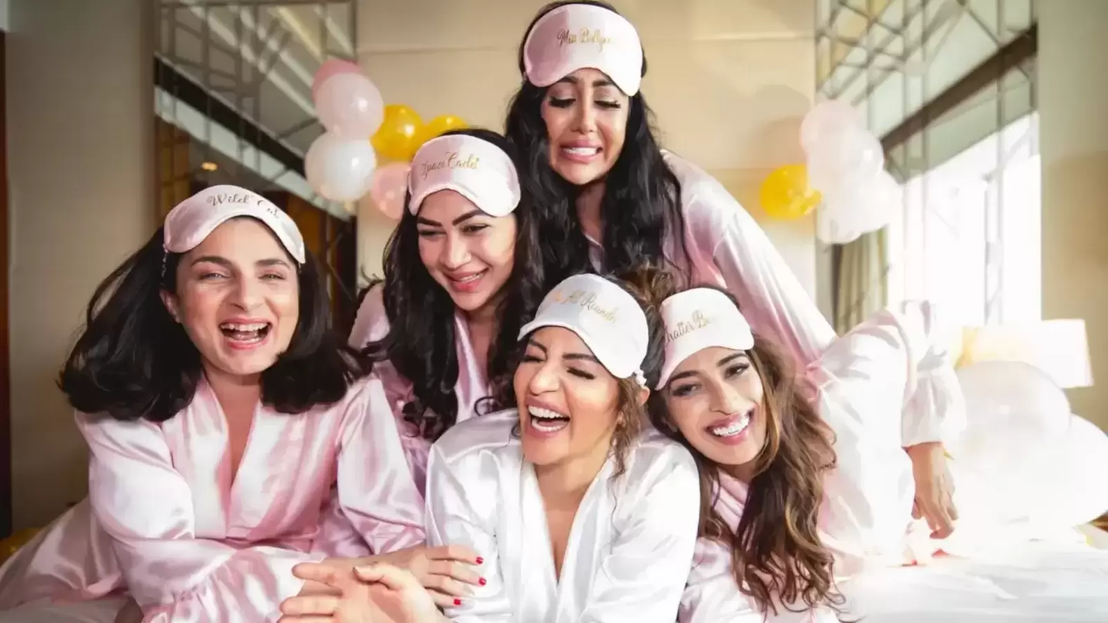Inside Shama Sikander’s white and pink-themed bachelorette with friends: ‘Finally getting bridal vibes’. See pics