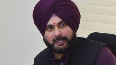 Navjot Sidhu tweeted on the Punjab election result. (HT File Photo) (HT_PRINT)