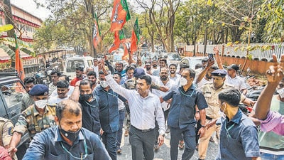The BJP is expected to stake a claim to form the government. (PTI) The BJP is expected to stake a claim to form the government. (PTI)