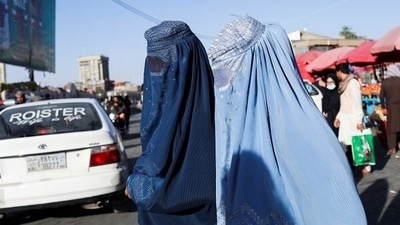 The Taliban regime which took over Kabul in August last year has curtailed women's rights and freedoms, with women largely excluded from the workforce due to the economic crisis and restrictions. The Taliban regime which took over Kabul in August last year has curtailed women's rights and freedoms, with women largely excluded from the workforce due to the economic crisis and restrictions.