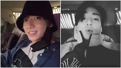 BTS' Jungkook shared selfies on Instagram. BTS' Jungkook shared selfies on Instagram.