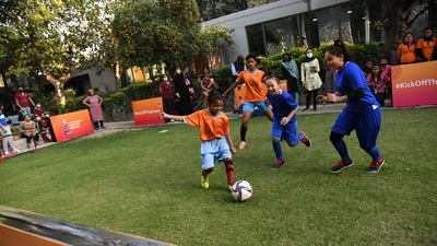 The event covered a 3 versus 3 match between the female players of ages 8-11