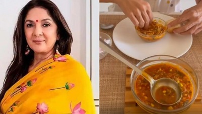 Neena Gupta shares healthy misal recipe on Instagram.