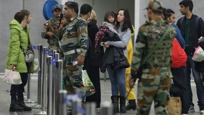 India has been bringing back its nationals from Romania, Poland, Hungary, Slovakia and Moldova after they crossed over to these countries from Ukraine through land border transit points. (HT Photo/Sanchit Khanna)