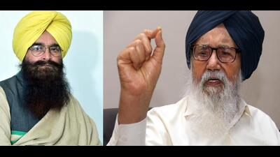 Gurmeet Singh Khuddian had left the Congress the day Navjot Singh Sidhu was named the party chief. For 94-year-old Parkash Singh Badal, it was the 13th state election. (HT Photos)