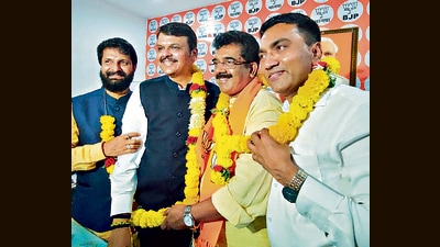 Devendra Fadnavis, as the state incharge, invested considerable effort in mediating disputes at the local level among party leaders (ANI) Devendra Fadnavis, as the state incharge, invested considerable effort in mediating disputes at the local level among party leaders (ANI)