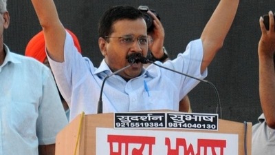 Delhi chief minister Arvind Kejriwal in Punjab. (file photo- PTI) Delhi chief minister Arvind Kejriwal in Punjab. (file photo- PTI)