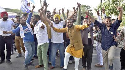 This Congress stronghold, which sent former chief minister Beant Singh to the assembly four times and his son Tej Parkash Singh to the assembly two times, fell to the AAP with the party’s sitting MLA Lakhvir Singh Lakha losing to Manwinder Singh Giaspura in the 2022 Punjab assembly polls. (Gurpreet Singh/HT)
