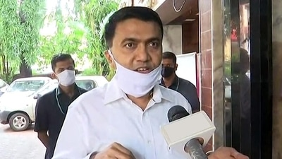 File photo: Goa CM Pramod Sawant. (ANI)