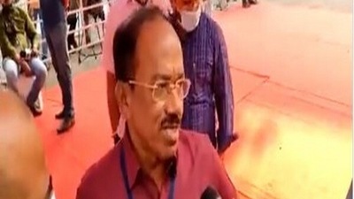 Former Goa Chief Minister Laxmikant Parsekar. (File photo- ANI)