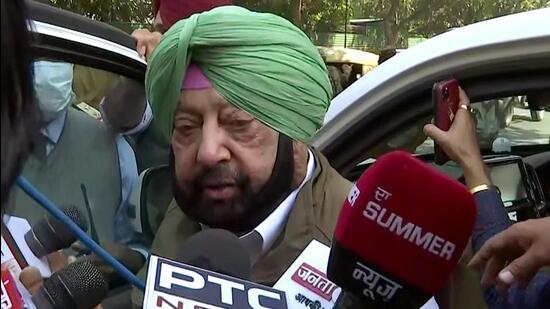 Congratulating the AAP and Bhagwant Mann for an emphatic win in the Punjab elections, Capt Amarinder Singh said that he accepted the verdict of the people with all humility. (ANI)