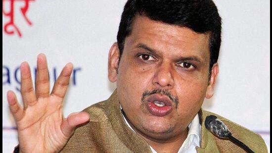 Police have booked 14 from Bhosari for protesting and sloganeering against the former chief minister of Maharashtra Devendra Fadnavis (in pic) while he was in Pimpri-Chinchwad for an inauguration ceremony. (PTI FILE)