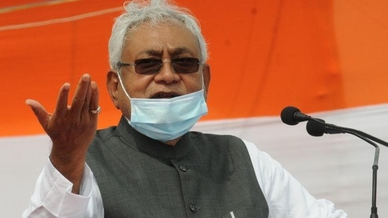 Bihar chief minister Nitish Kumar's JDU won three seats in Manipur(HT Photo)