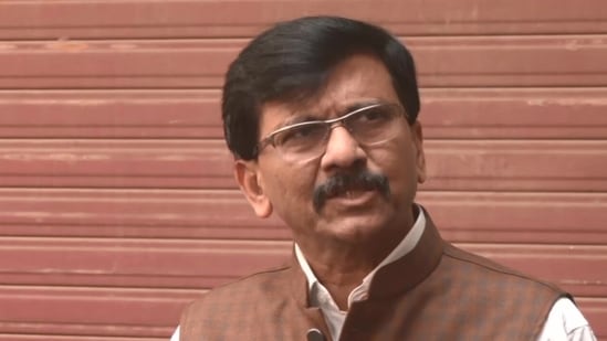 Shiv Sena MP Sanjay Raut(Twitter/ANI)